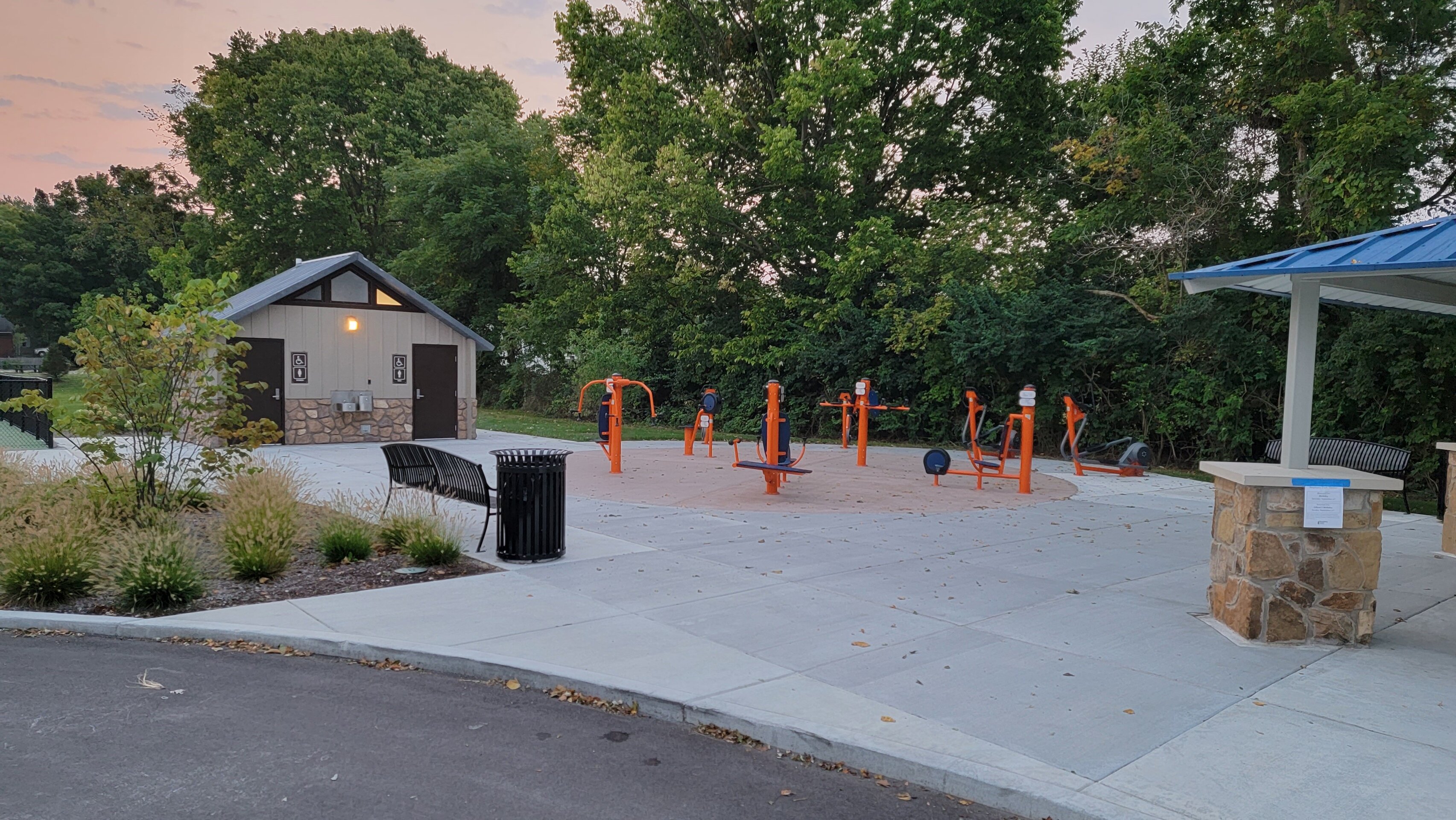 Stephens Park - 2 Construction process for Stephens Park in Brownsburg, IN