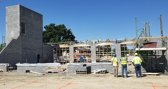 Fishers Fire Station #91 - 4 Construction process for Fishers Fire Station #91 in Fishers, IN