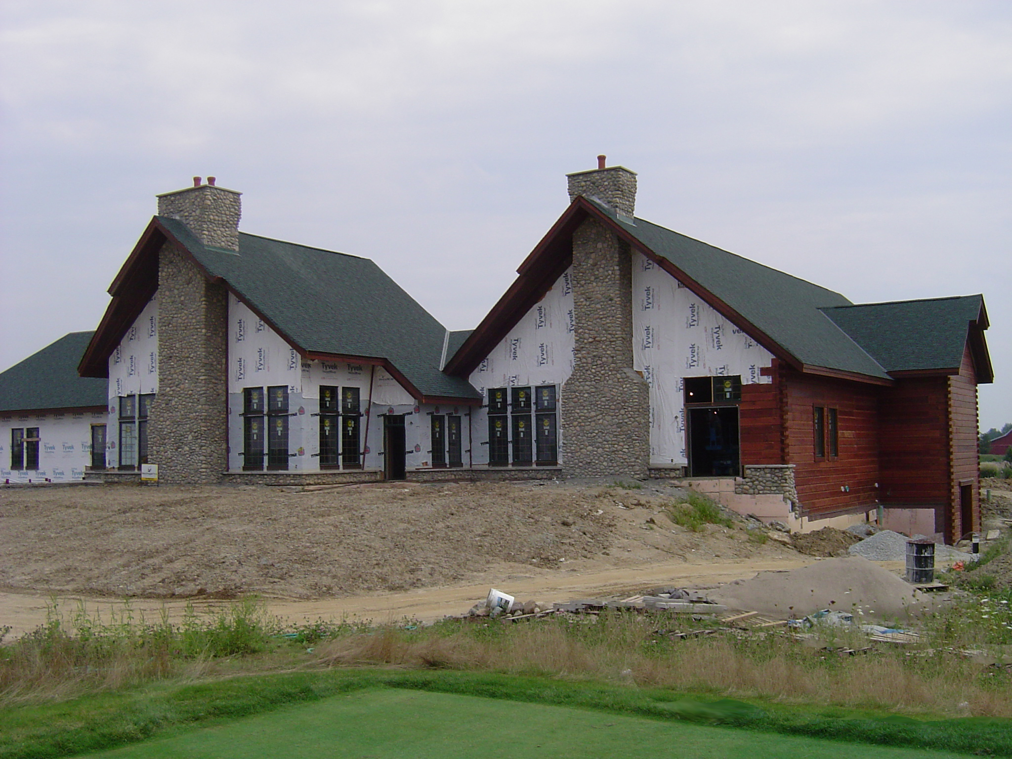Construction process for Purgatory Clubhouse in Noblesville, IN