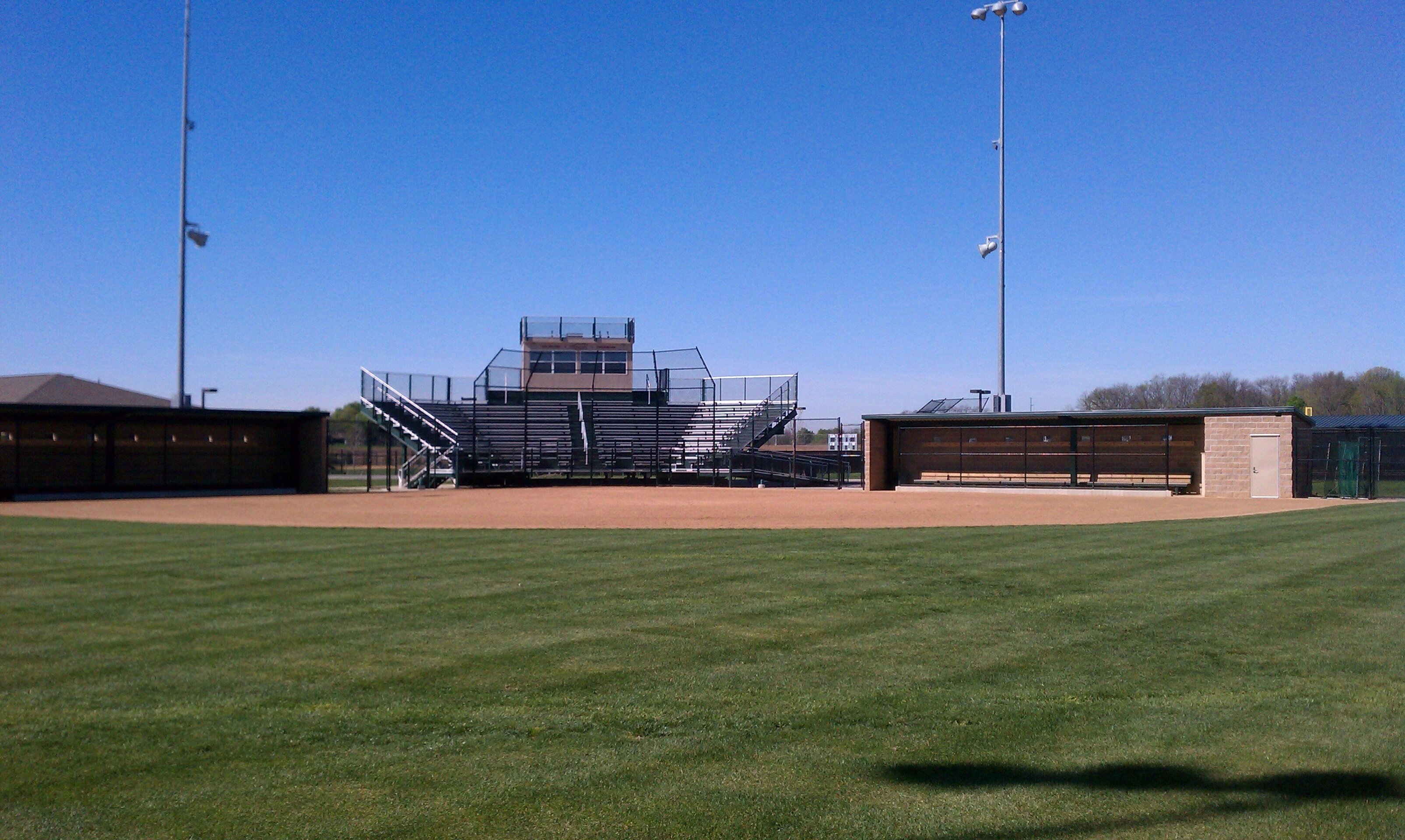 Construction process for Zionsville High School Athletics in Zionsville, IN