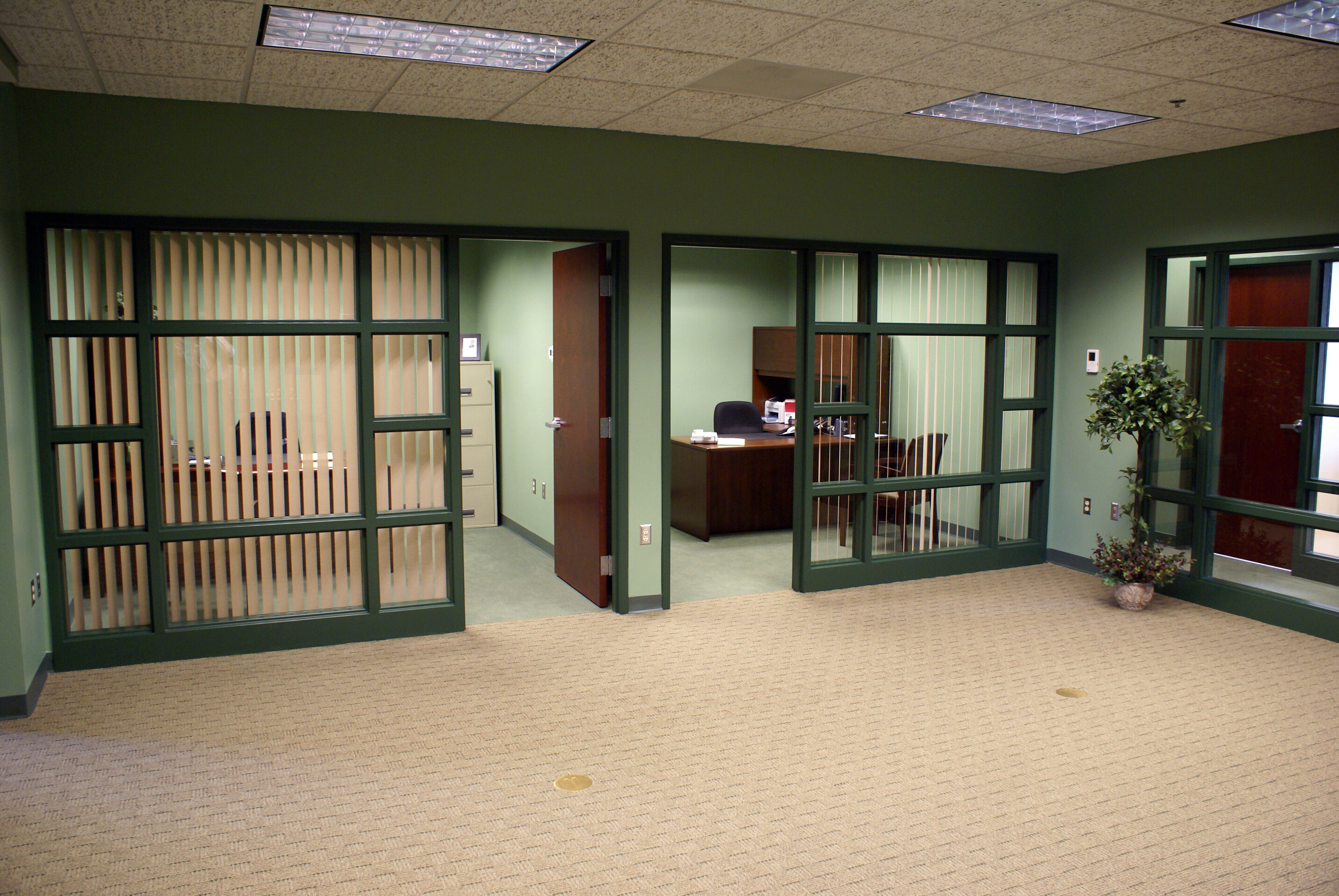 Construction process for Crane Bank Headquarters in Crane, IN