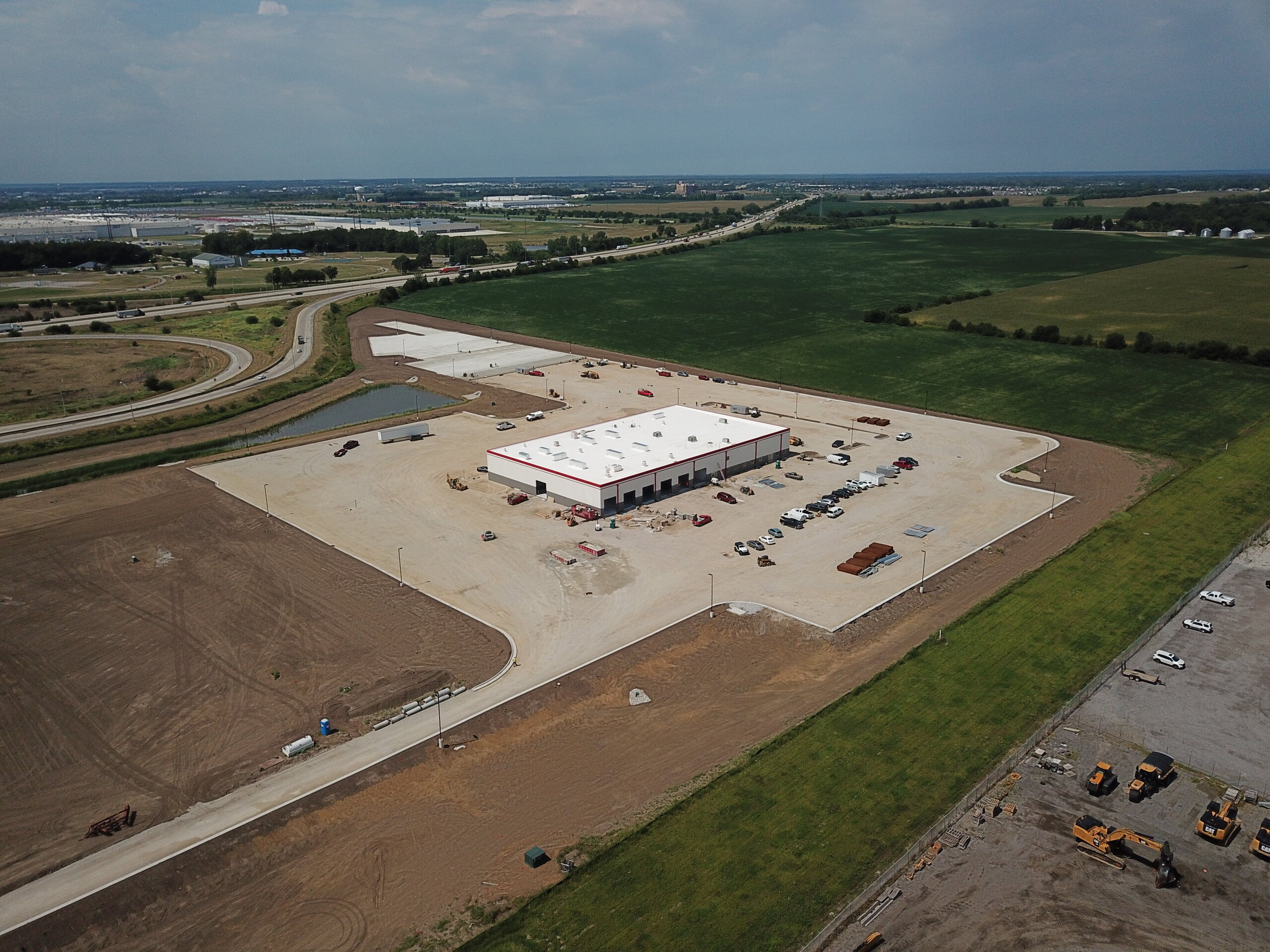 Construction process for McCoy Stoops Trucking in Dayton, IN