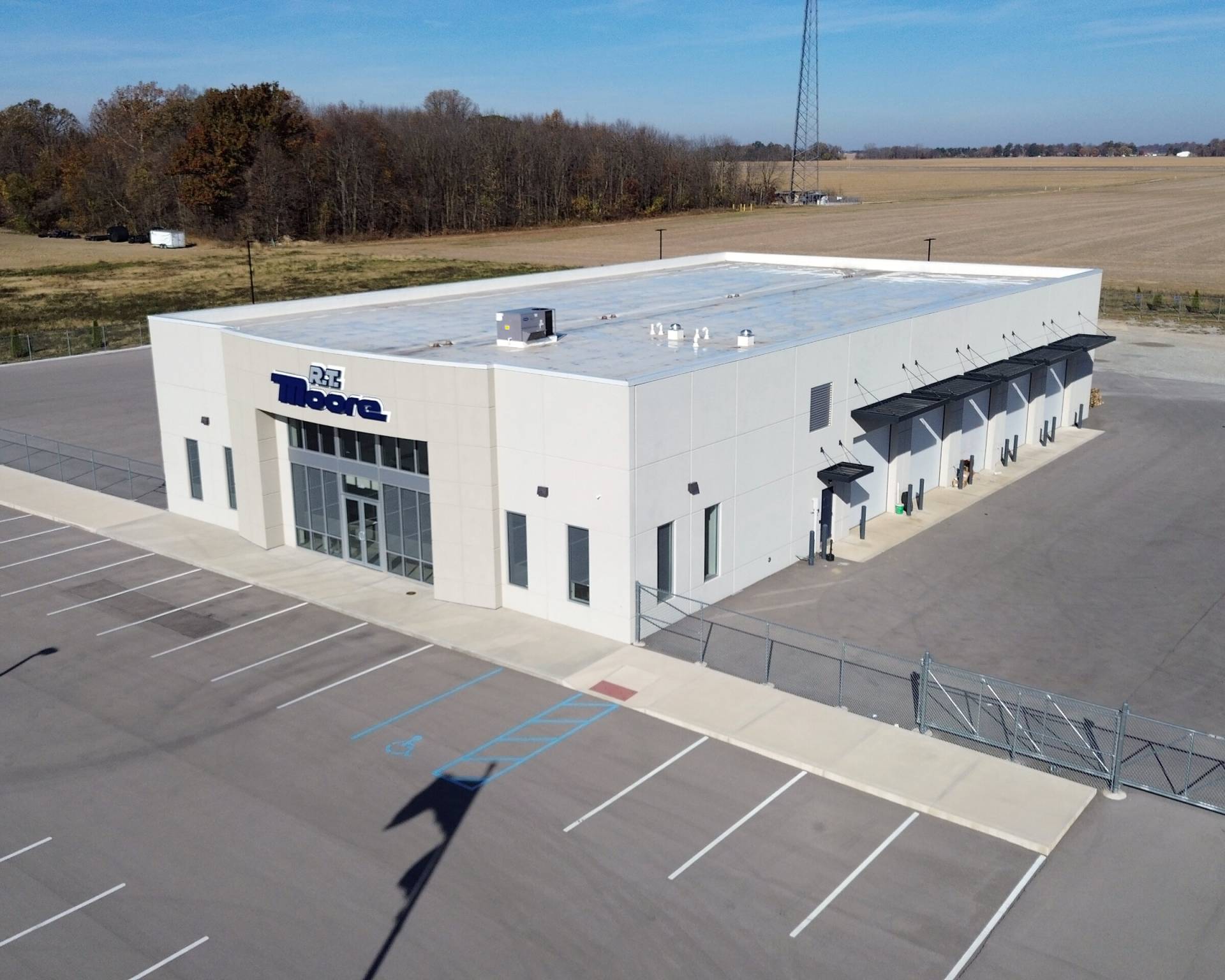 Construction process for RT Moore in Titpon, IN