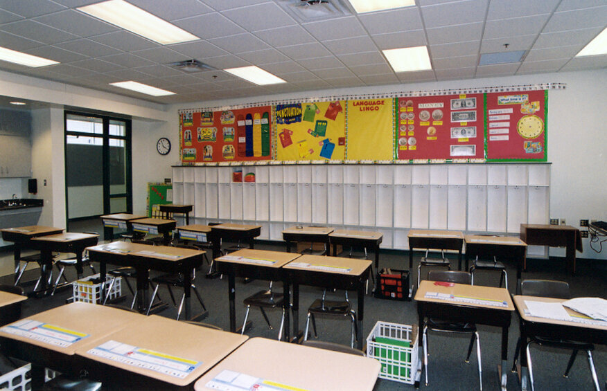 Construction process for Erskine Elementary in Anderson, IN