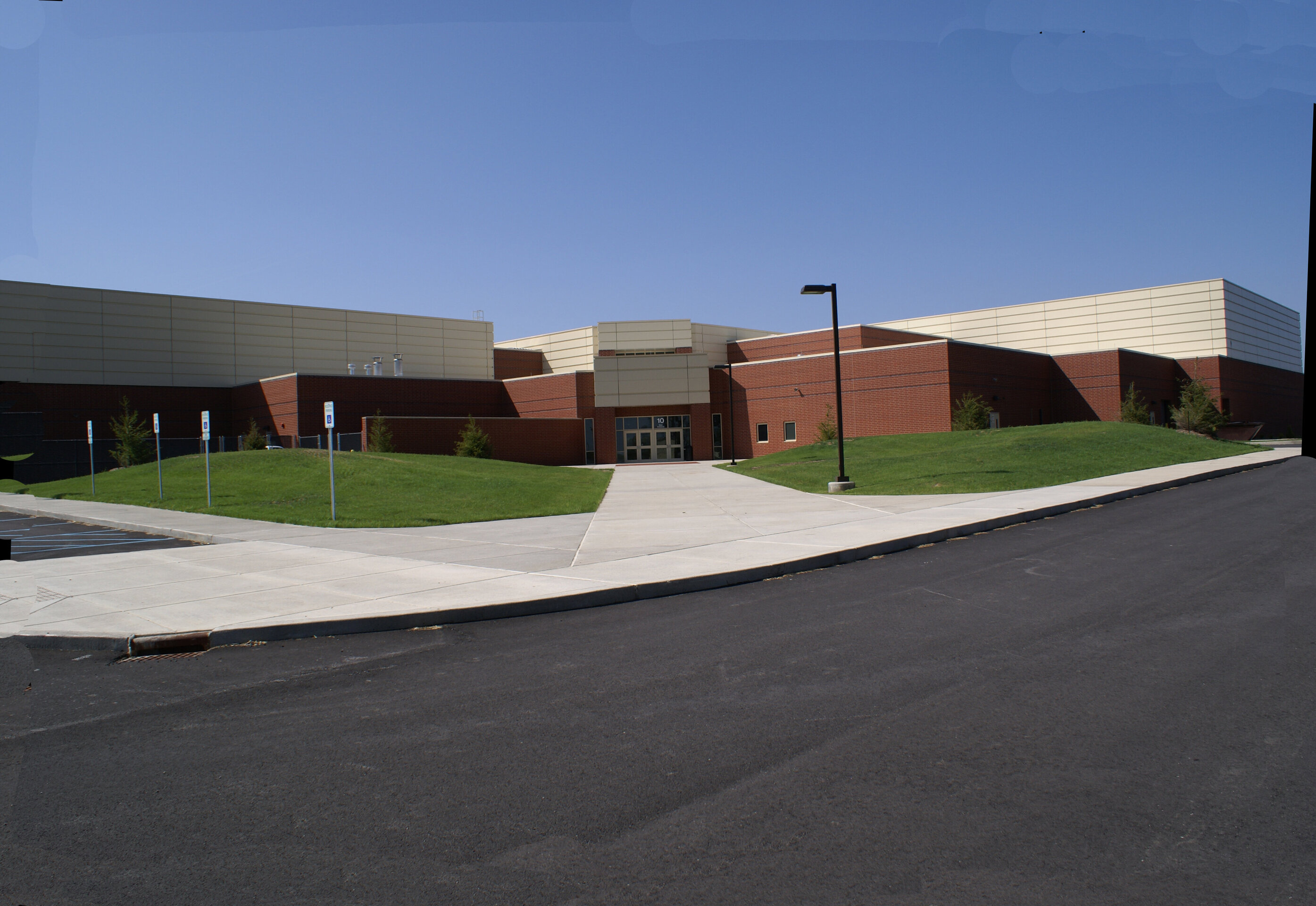 Construction process for Lapel High School in Lapel, IN