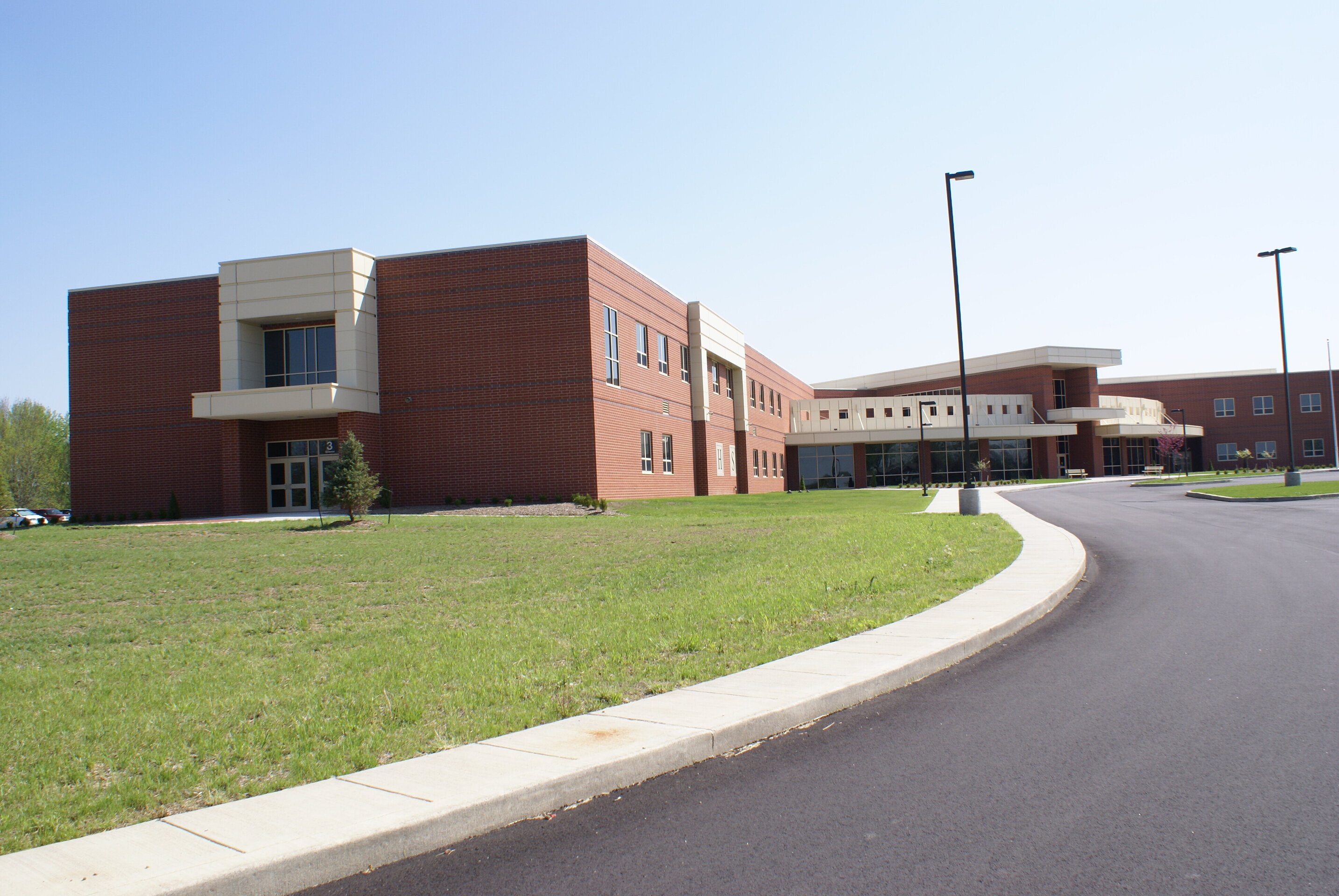 Construction process for Lapel High School in Lapel, IN
