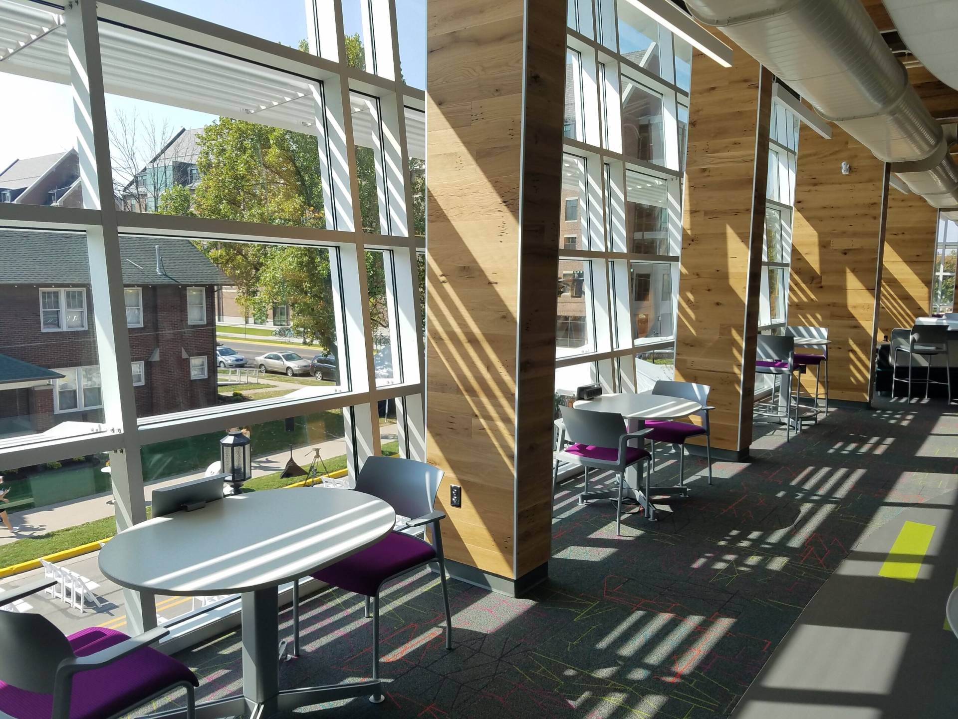 Construction process for Purdue Bechtel Learning Center in W. Lafayette, IN