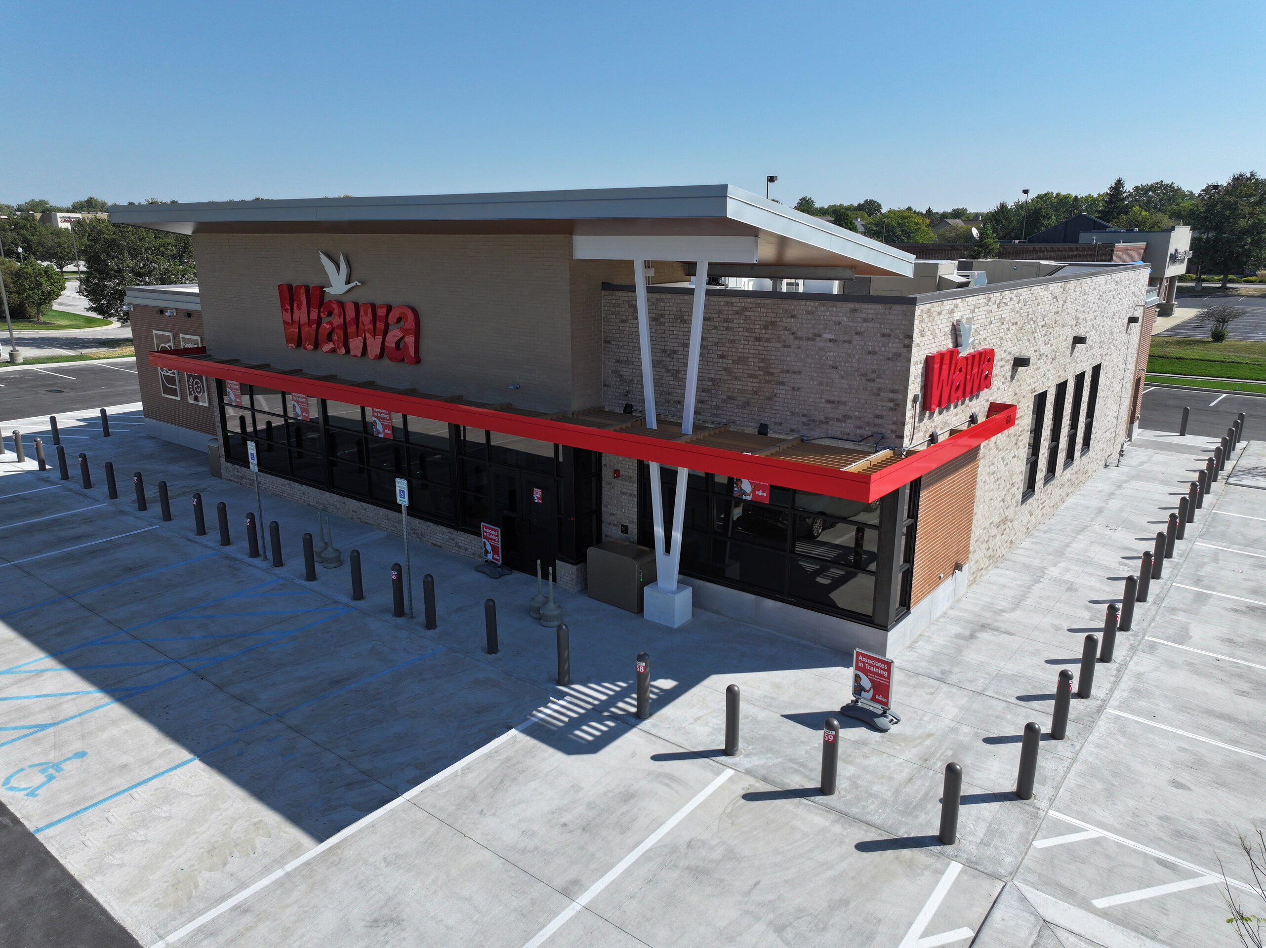 Construction process for WAWA #7403 in Brownsburg, IN