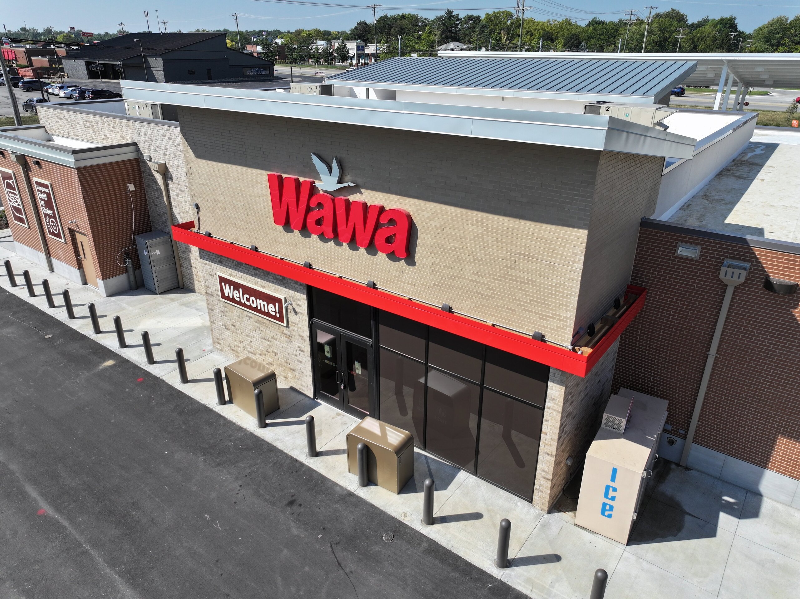 Construction process for WAWA #7403 in Brownsburg, IN
