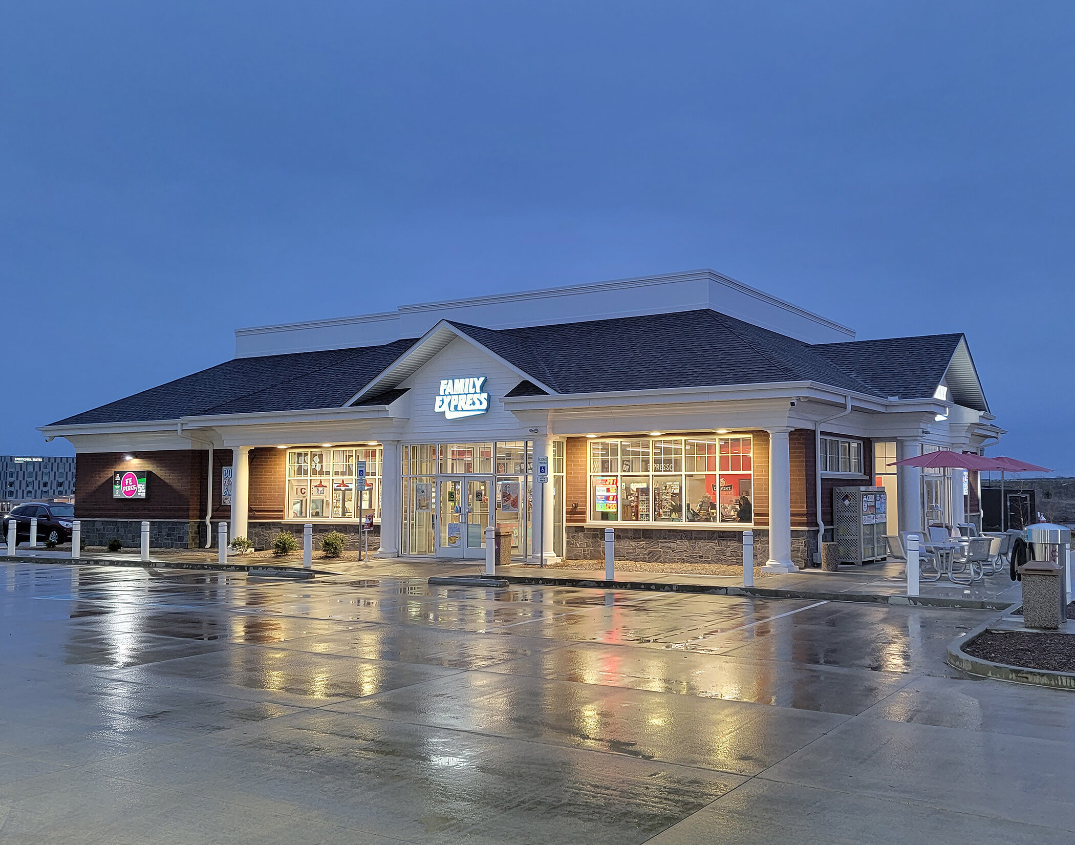 Construction process for Family Express in Westfield, IN