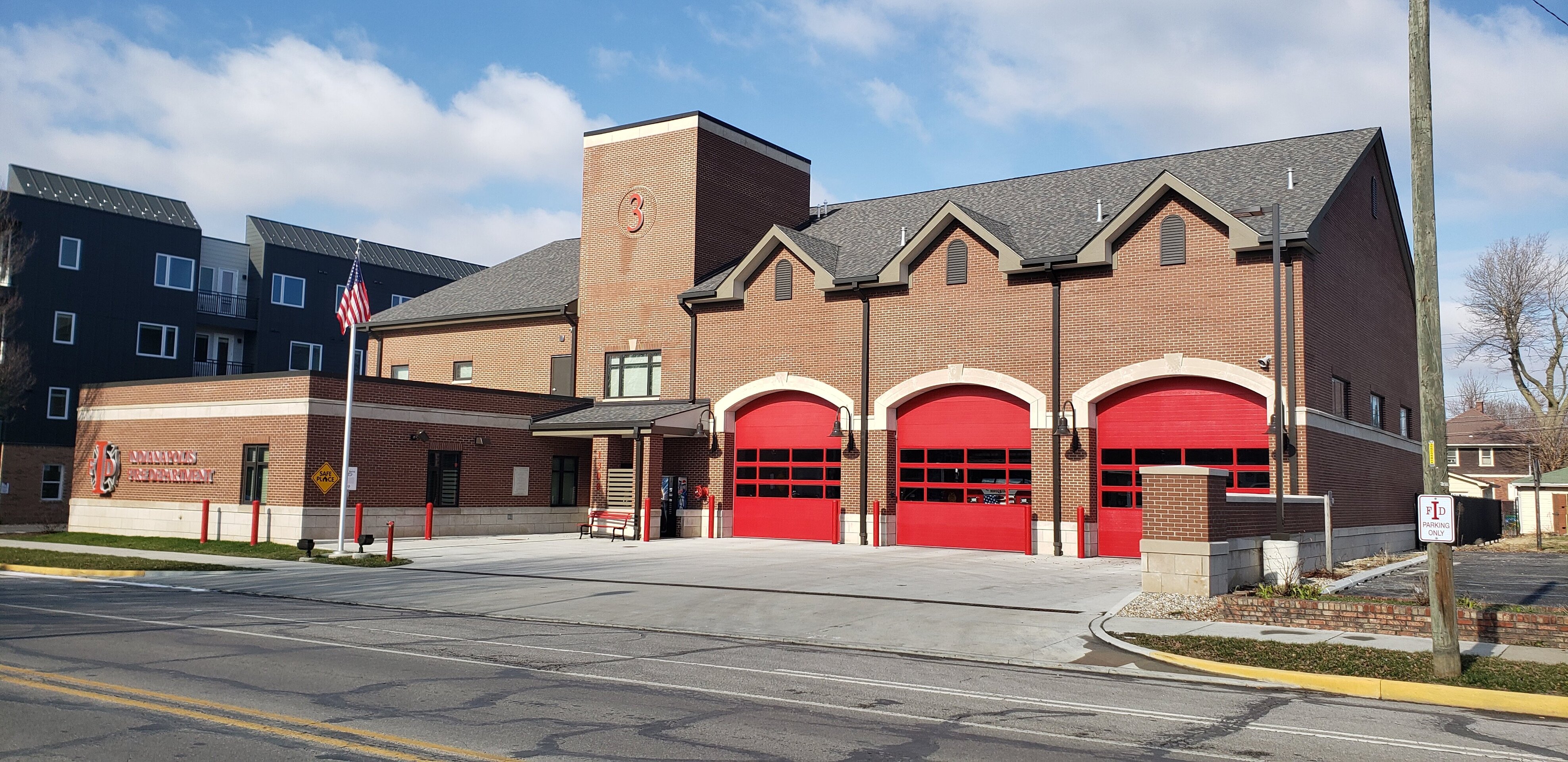 Construction process for IFD Station #3 in Indianapolis, IN