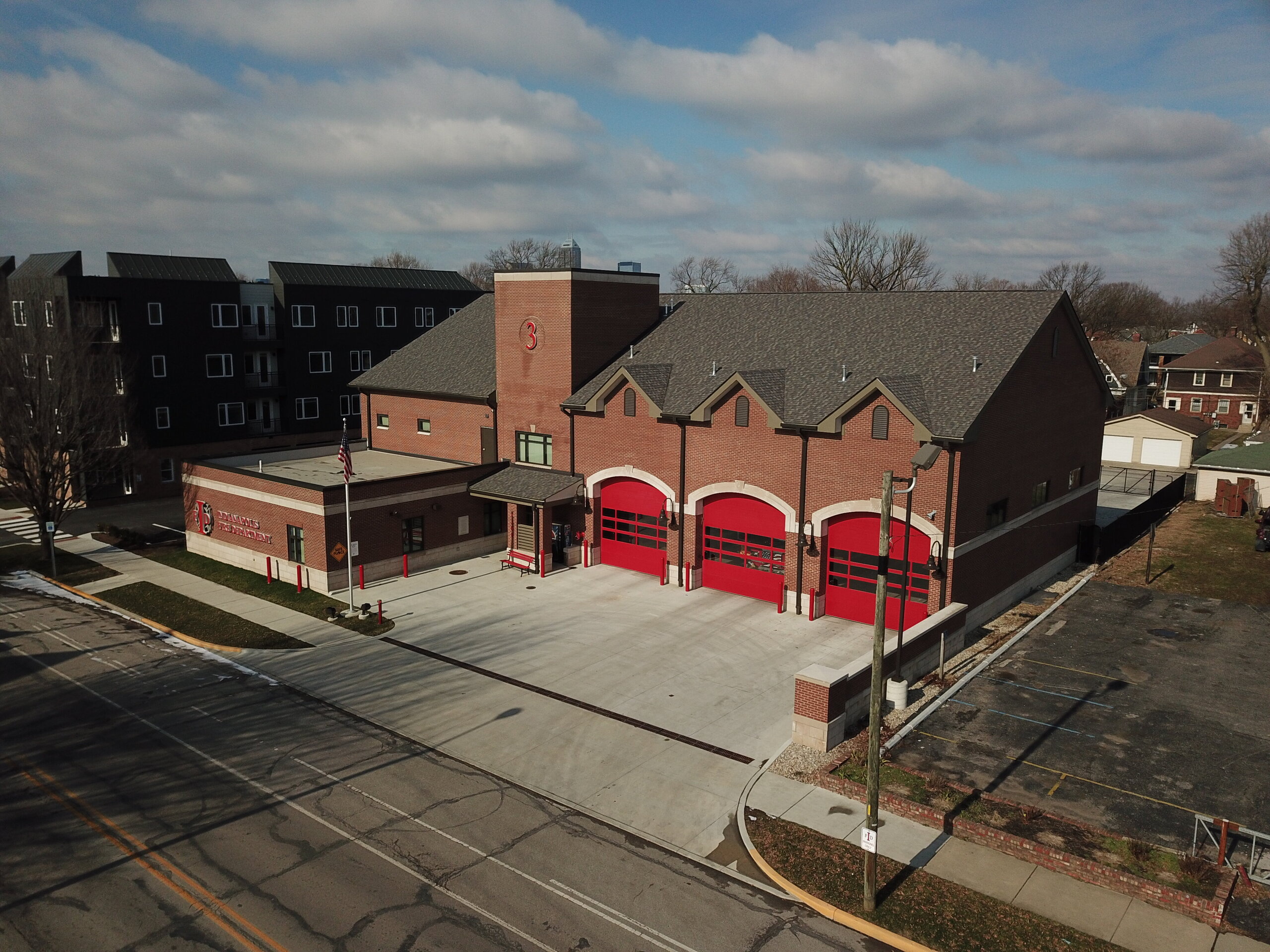 Construction process for IFD Station #3 in Indianapolis, IN