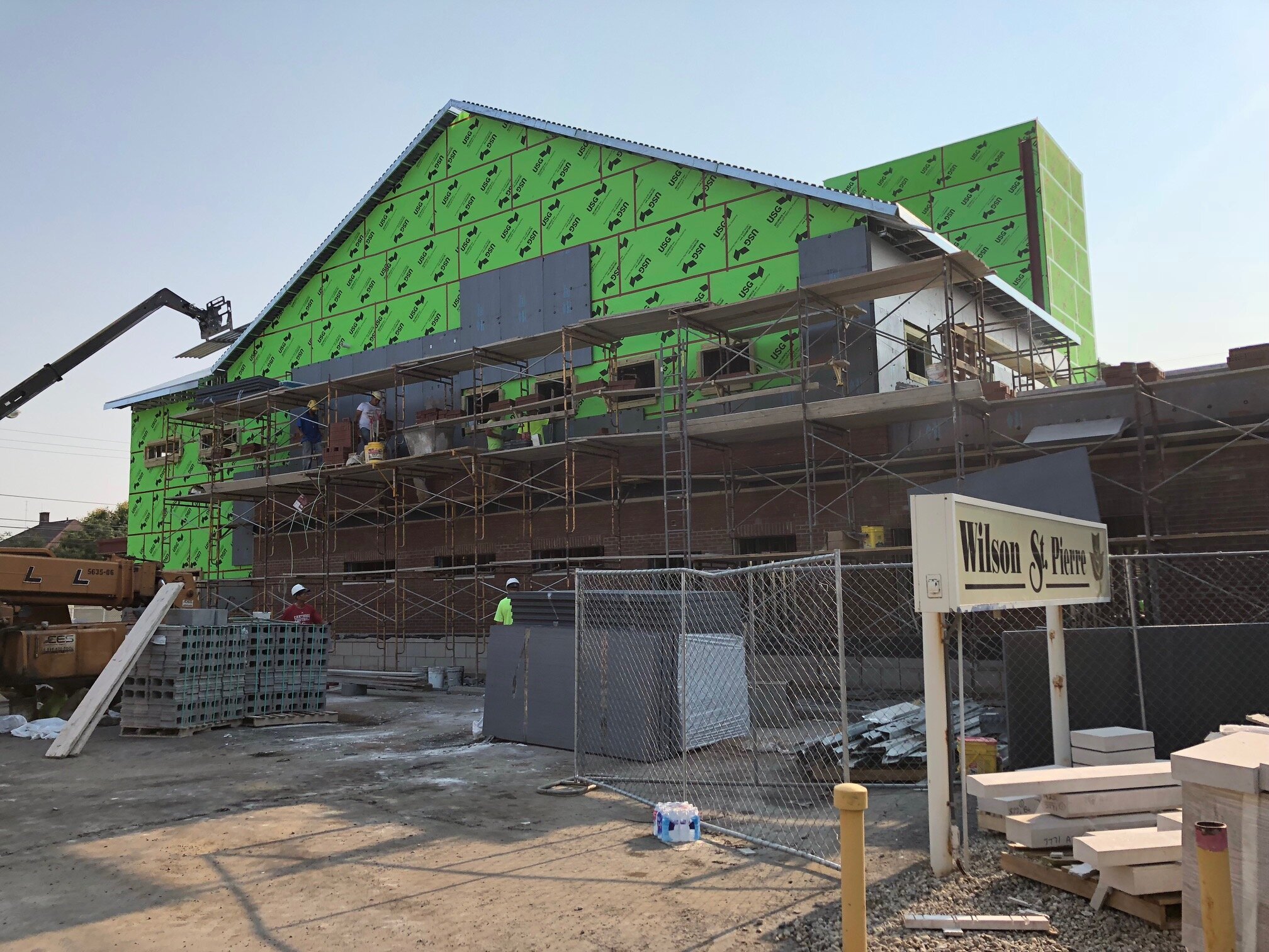 Construction process for IFD Station #3 in Indianapolis, IN