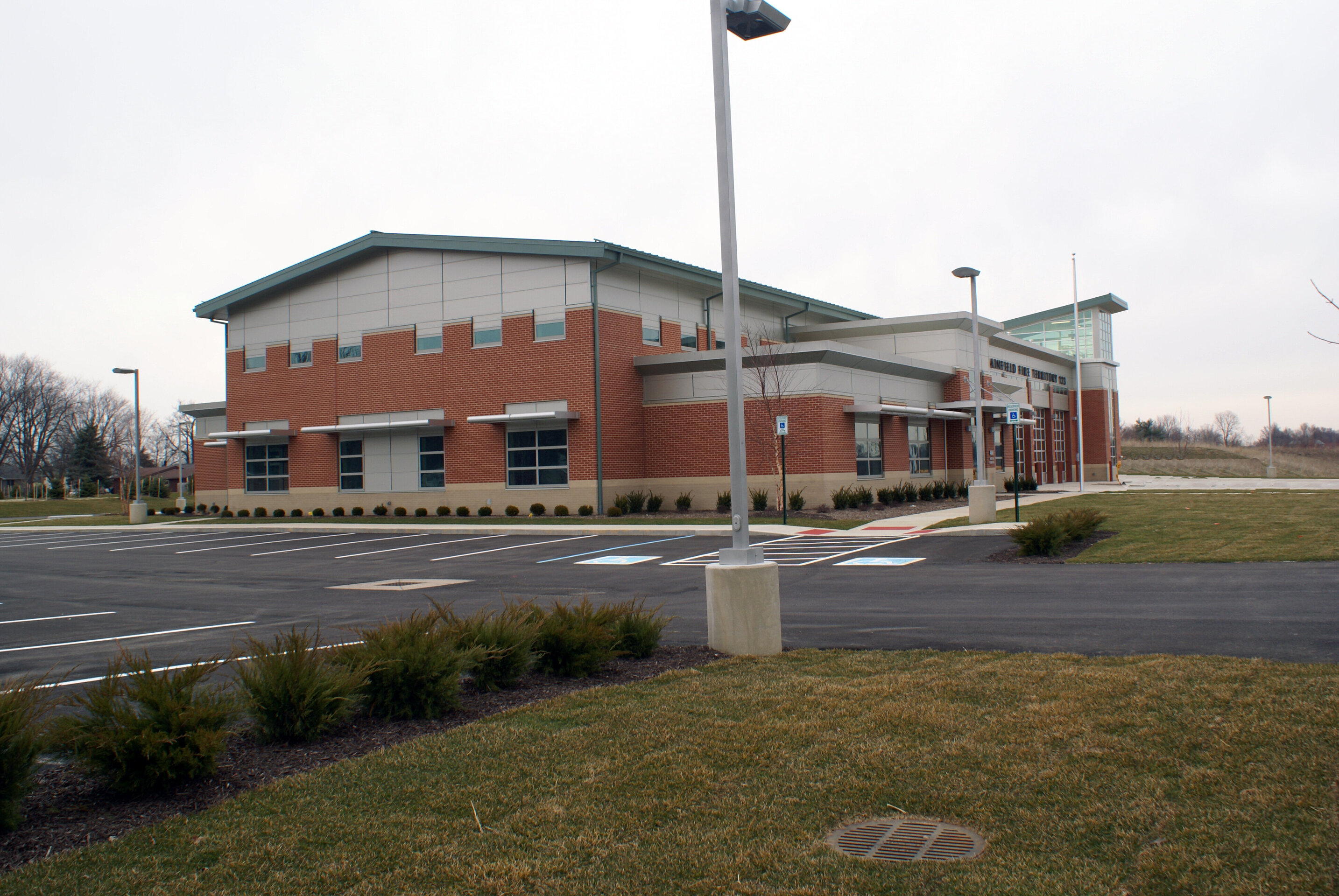 Construction process for Plainfield Fire Territory #123 in Plainfield, IN