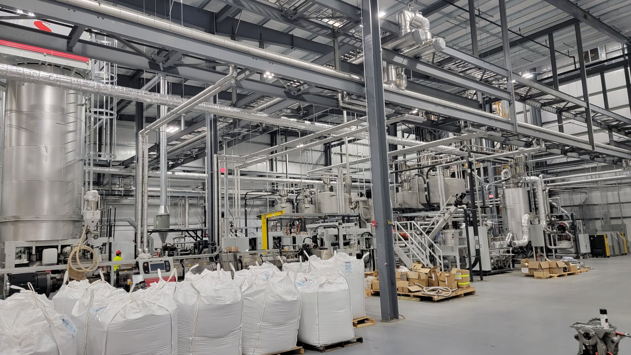 Construction process for DAK America in Richmond, IN