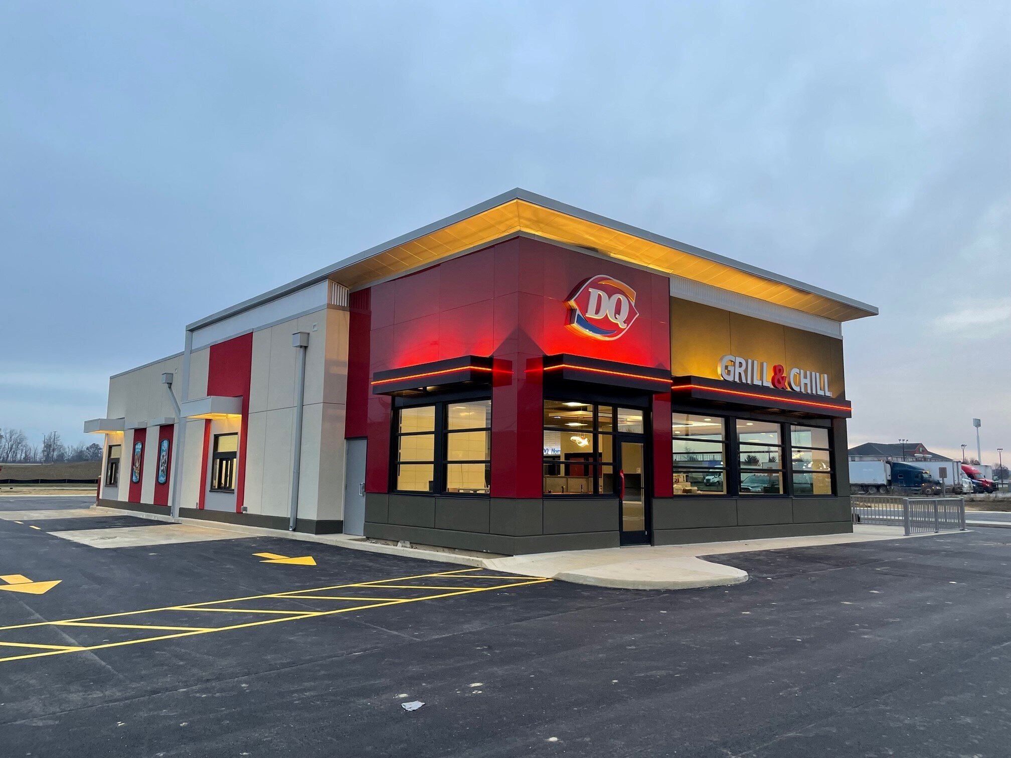 Construction process for Dairy Queen - Gas City in Delphi, IN