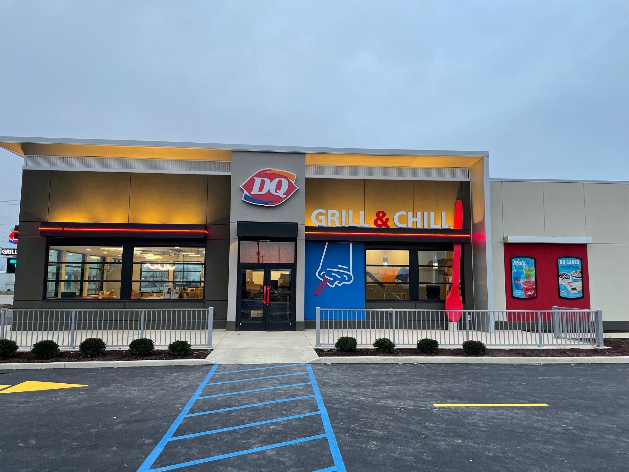 Construction process for Dairy Queen - Gas City in Delphi, IN