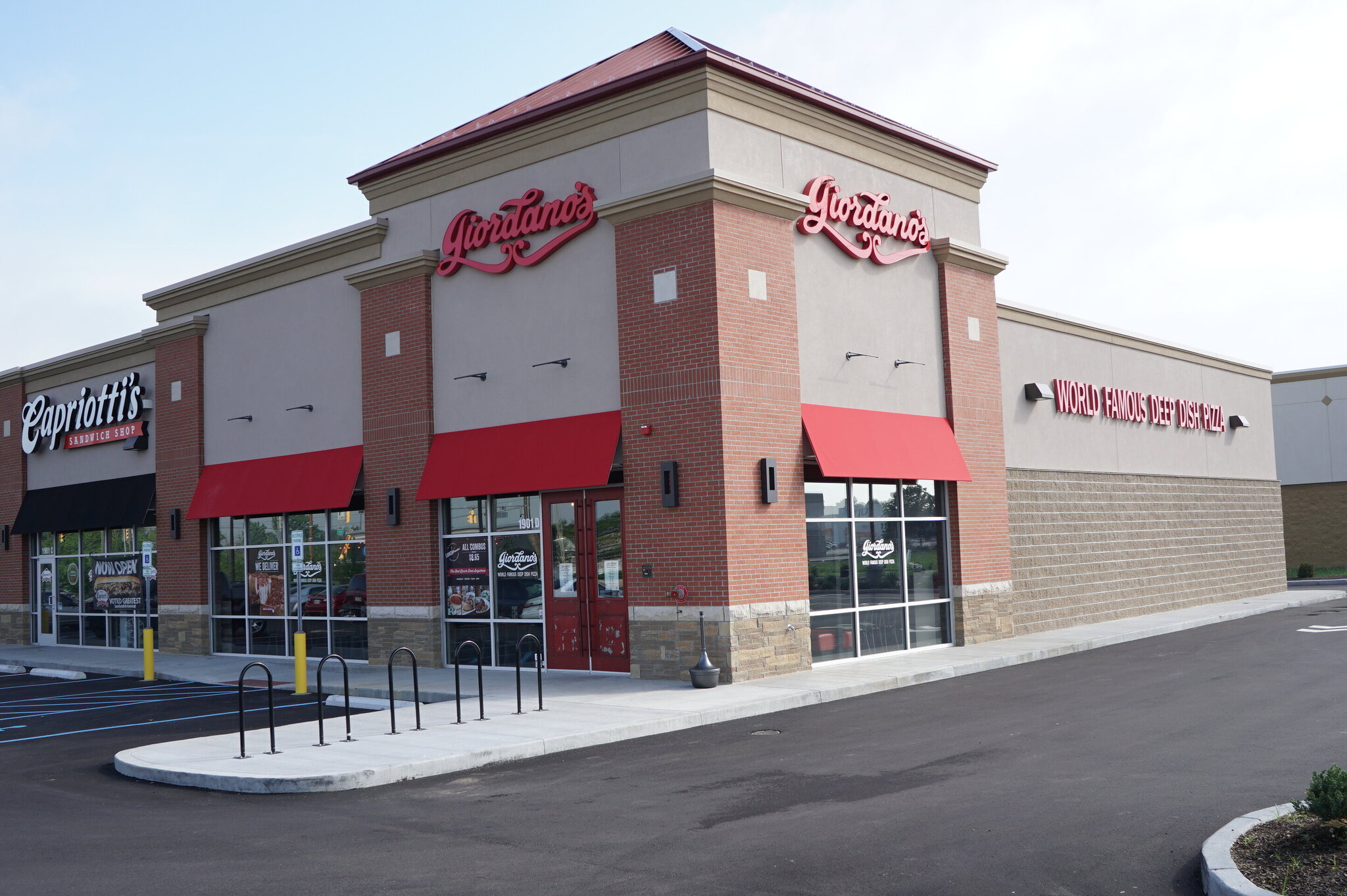 Construction process for Giordano's Pizza - Greenwood in Greenwood, IN