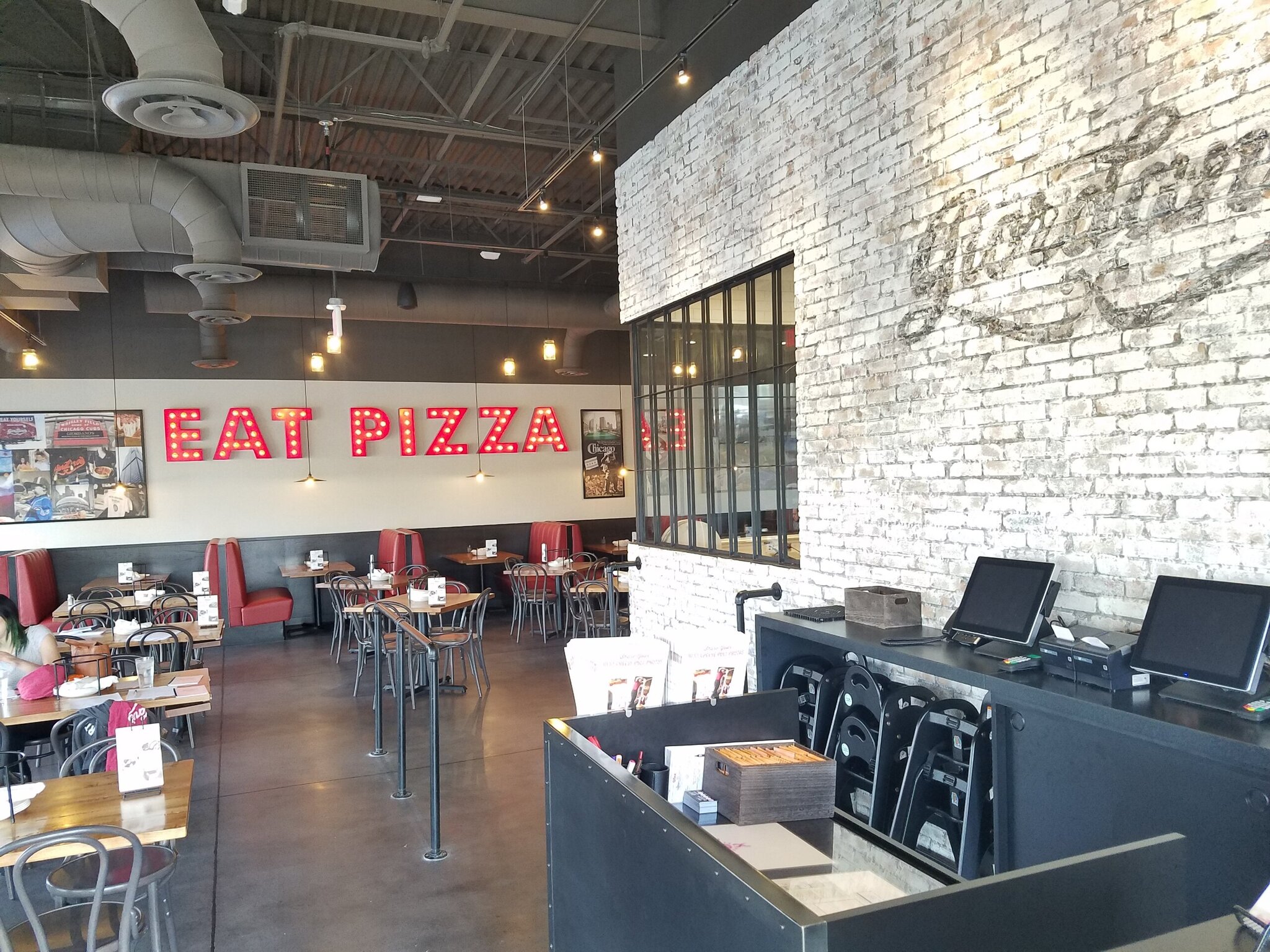 Construction process for Giordano's Pizza - Greenwood in Greenwood, IN