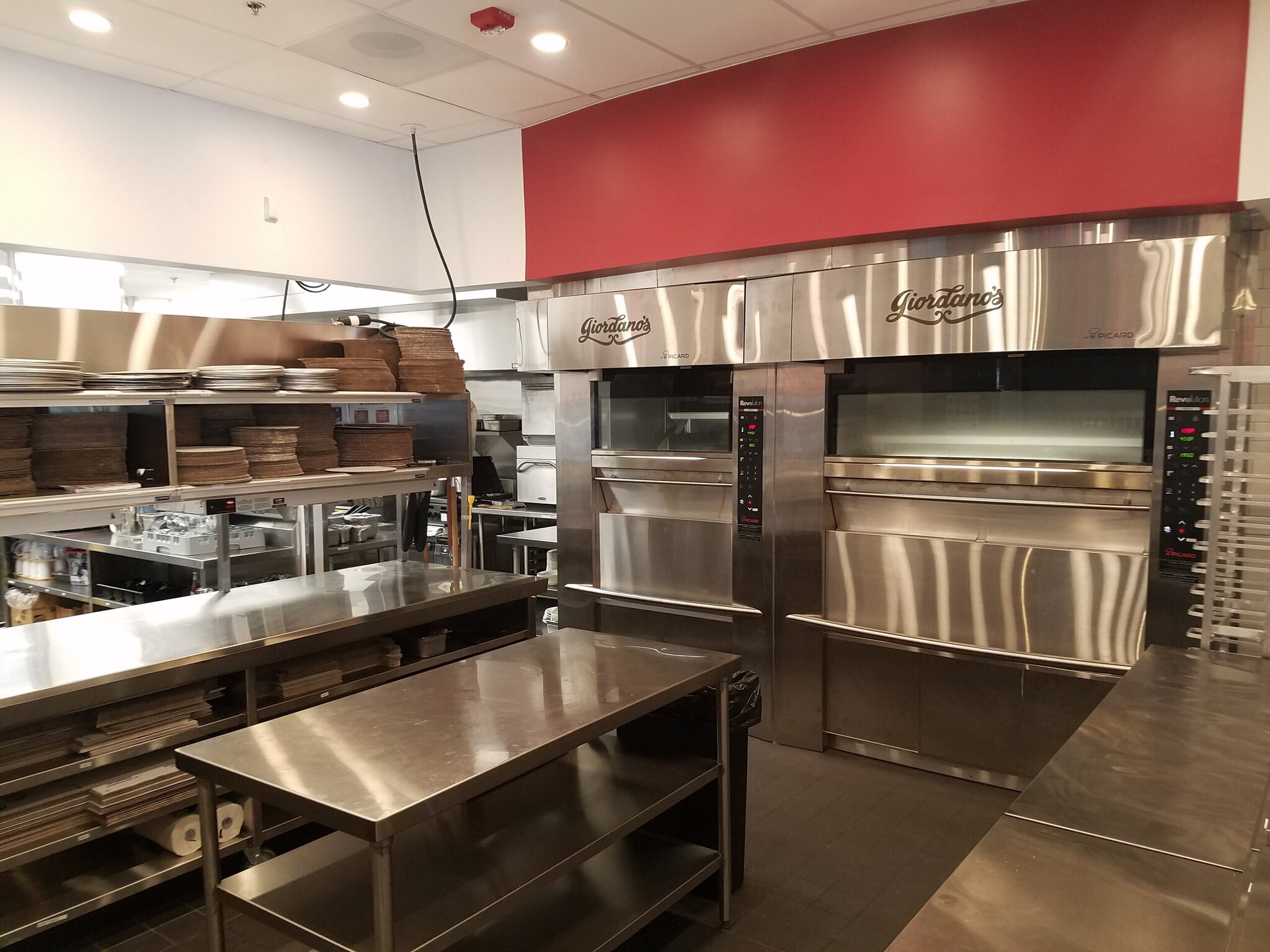 Construction process for Giordano's Pizza - Greenwood in Greenwood, IN