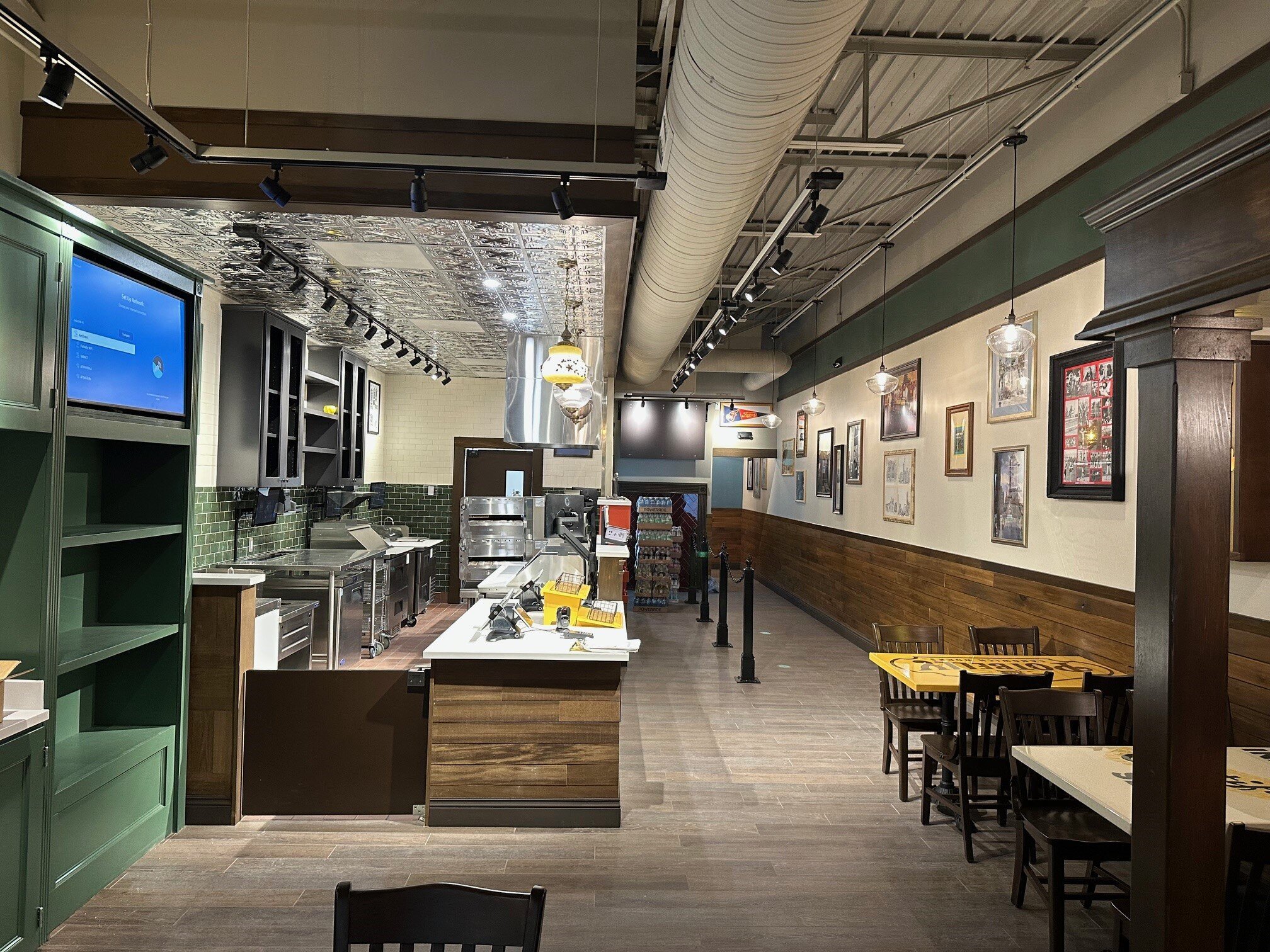 Construction process for Pot Belly's - Indianapolis in Indianapolis, IN