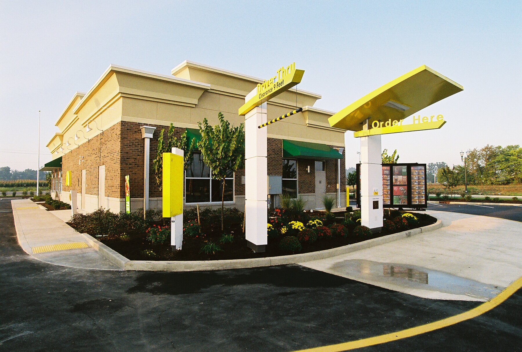 Construction process for McDonalds - Noblesville