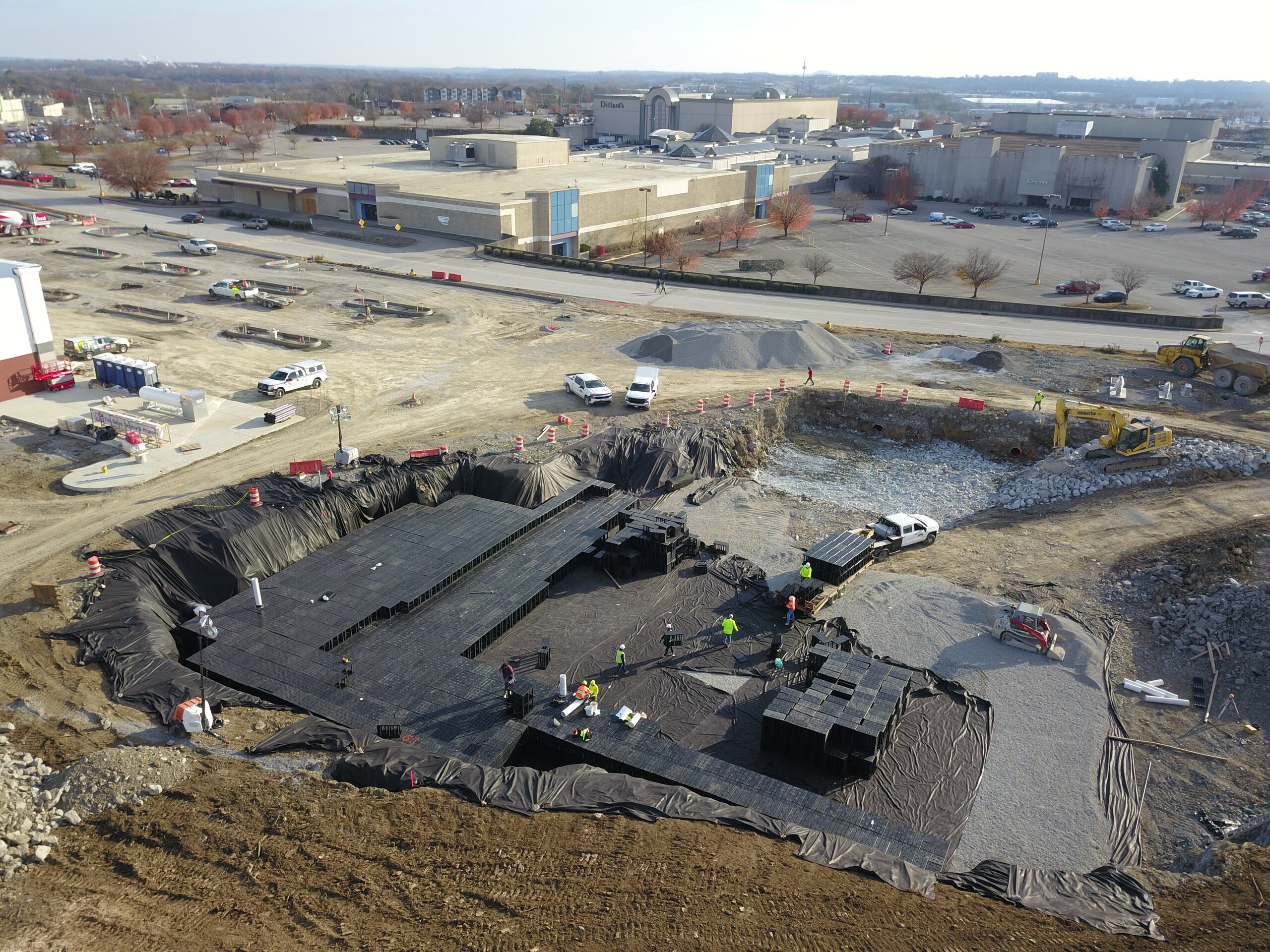 Construction process for BJ's #234 in Goodletsville, TN