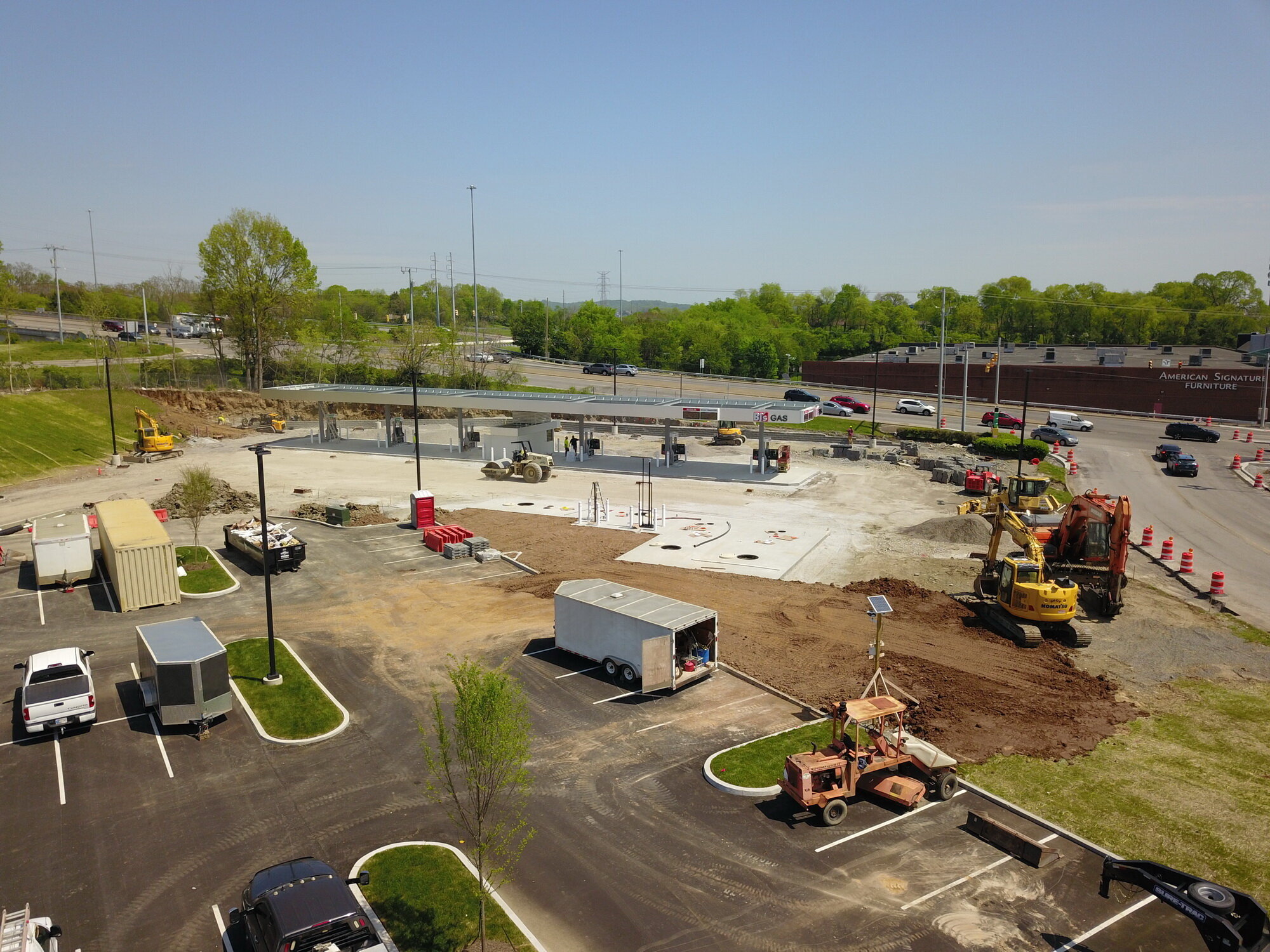 Construction process for BJ's #234 in Goodletsville, TN