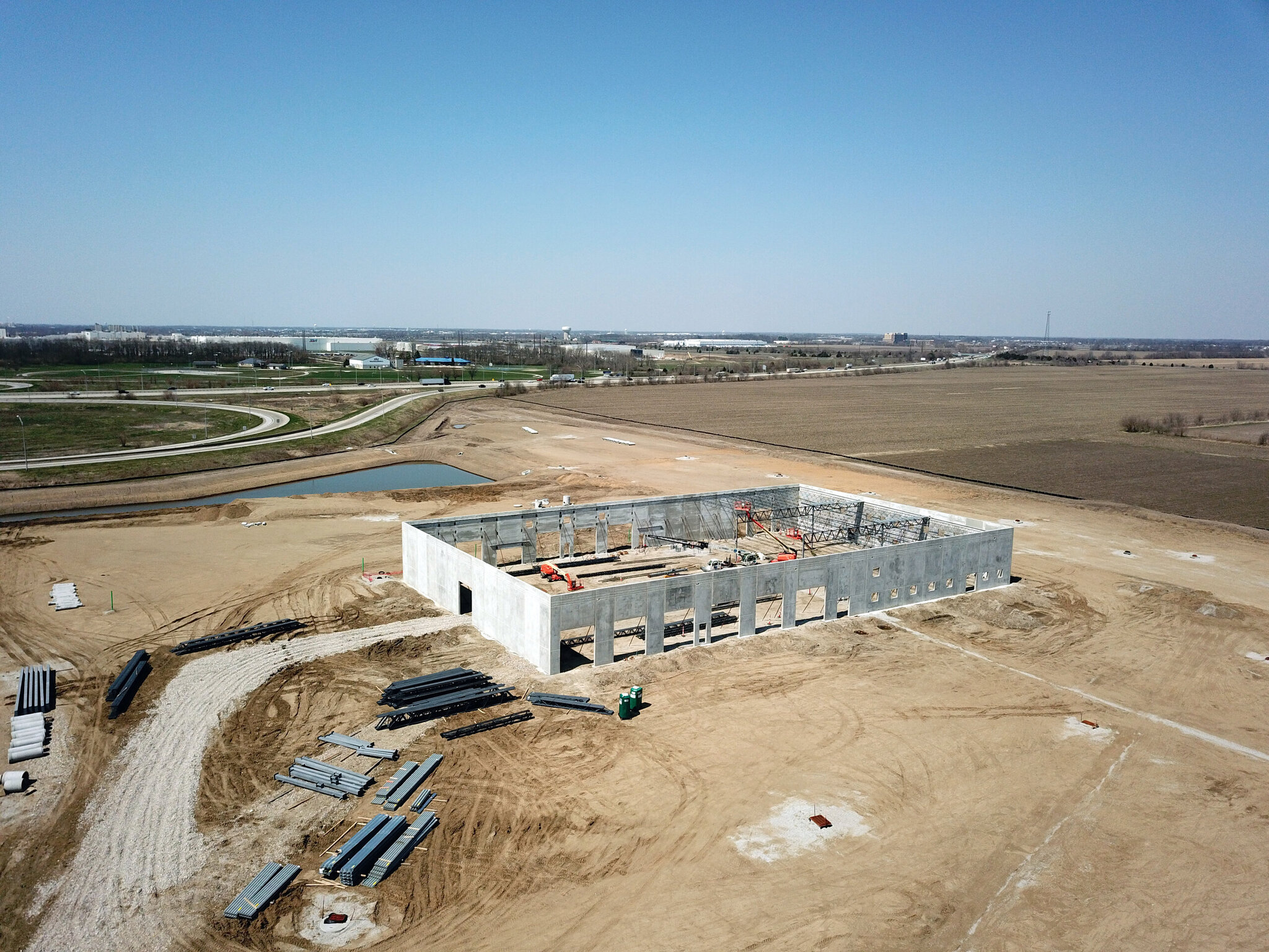Construction process for Stoops McCoy Trucking in Dayton, IN