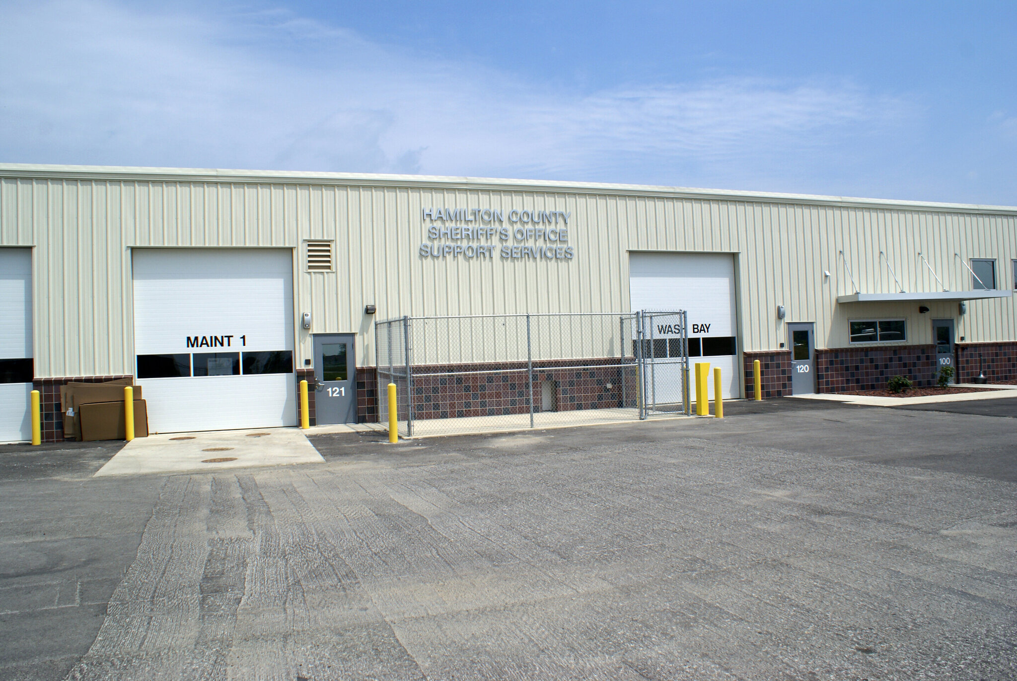 Construction process for Hamilton County Support in Noblesville, IN